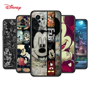 TPU Silikonový Kryt Disney Mickey Mouse Pro Xiaomi Redmi Note 11T 11 10T 10 10 9 9 9T 8T 8 7 6 Pro Černý Telefon Případě Coque Capa
