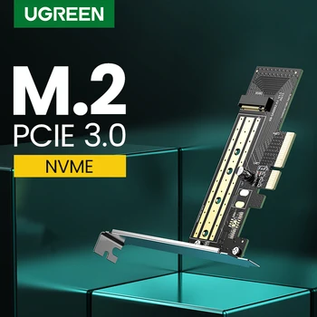 Ugreen PCIE M2 Adaptér NVMe PCI Express X16/8/4 Adaptér SSD M. 2 Zastřešení 32Gbps PCI-E Card M&B Klíč Počítač Přidat Na Karty