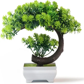 Umělé Plastové Rostlin Bonsai Small Tree Hrnec Falešné Rostliny Hrnkové Květiny Domácí Pokoj Dekorace Stolu Zahrada Uspořádání Ozdoby