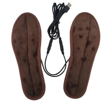 Unisex USB Elektrické Topné Vložky do bot pro Outdoorové Sportovní Boty, Boty, Nohy Teplejší Měkké Plyšové Srsti Vyhřívané Vložky v Pračce