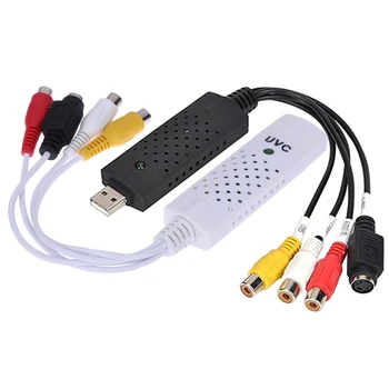 USB2.0 Zachytávání Videa Karty, TV Tuner, VCR, DVD, Audio Adaptér Převodník Konektor pro Win 7 NTSC PAL Video Hry na PC/Notebooku