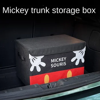 Vhodné pro Automobilový Úložný Box Mickey Minnie Kufr Úložný Box Auto Dodávky Automobilů Interiéru