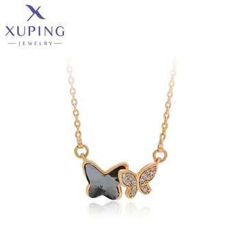 Xuping Šperky Nový Motýl Krystaly ve Tvaru Přívěsek Náhrdelník pro Ženy Exquisit Dárek A00388578