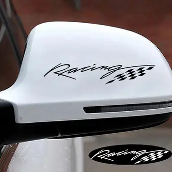 Závodní Dopis Flag Car Styling Dekorativní Samolepka Reflexní Motocykl Obtisk