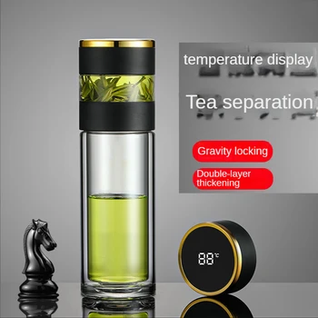 Čaj Skleněné Termosky Láhev s Vodou Termoska z Nerezové Oceli Čaj Oddělení Šálek na Čaj Vařit Tepelně Izolované Vakuové Cup Hrnek
