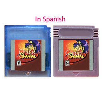 Španělský Jazyk Shantae Video Hry Paměť Příslušenství Kazeta pro 16 Bitové Konzole